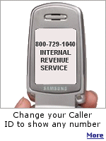 Try this Free. The caller ID for any number you enter will show-up on your call. I can see all kinds of possibilities with this service ...